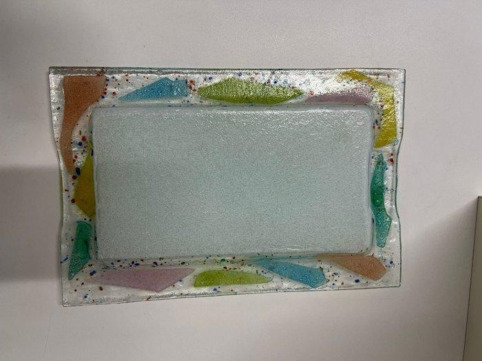 Murano - Dienblad - Muranoglas - Murano glas, Antiek en Kunst, Curiosa en Brocante