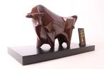 [Gratis verzending] Bronzen beeld Tkon – Vechtgeest Stier, Antiek en Kunst