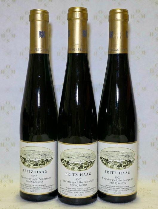 2007 Fritz Haag - Brauneberger Juffer Sonnenuhr Riesling, Verzamelen, Wijnen