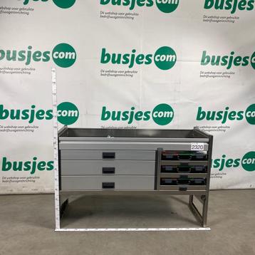 Aluca aluminium bedrijfswageninrichting gebruikt (nr 2320) beschikbaar voor biedingen
