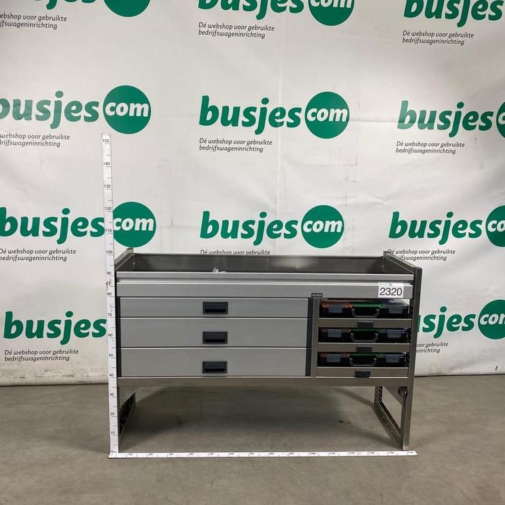 Aluca aluminium bedrijfswageninrichting gebruikt (nr 2320), Auto-onderdelen, Overige Auto-onderdelen, Gebruikt, Verzenden