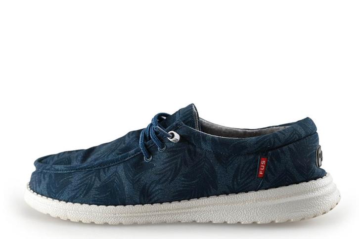 Fusion instappers in maat 46 Blauw | 5% korting, Kleding | Heren, Schoenen, Blauw, Zo goed als nieuw, Overige typen, Verzenden