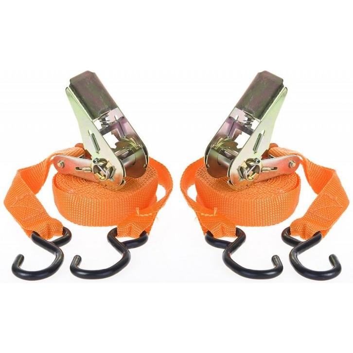 Spanbanden / sjorbandenset met ratelsysteem, Auto-onderdelen, Motor en Toebehoren, Ophalen of Verzenden