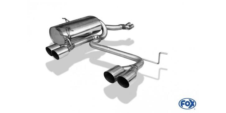 FOX BMW E46 320/ 323/ 325/ 328/ 330 M3 look gecentreerde ein, Auto-onderdelen, Uitlaatsystemen, Nieuw, Verzenden