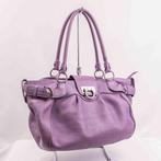 Salvatore Ferragamo - Purple Leather Handbag - Handtas