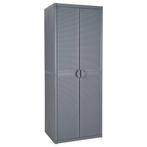 vidaXL Armoire de rangement de jardin gris 65x45x172 cm, Verzenden, Neuf