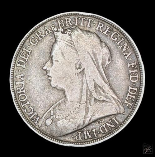 Verenigd Koninkrijk. Victoria. 1 Crown 1897 (Zonder, Postzegels en Munten, Munten | Europa | Niet-Euromunten