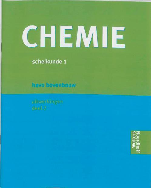Chemie 2 Havo bovenbouw Uitwerkingenboek 9789001187347, Livres, Livres scolaires, Envoi