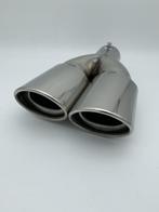 Uitlaat Sierstuk RVS Dubbel ovaal – 2 x 88X65mm, Auto-onderdelen, Ophalen of Verzenden, Nieuw
