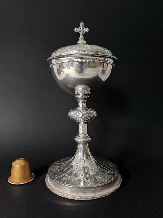 Ciborium - .950 zilver - 1850-1900 - Ciborium van zilver en, Antiek en Kunst, Kunst | Niet-Westerse kunst