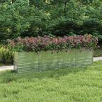 vidaXL Plantenbak verhoogd 320x40x77 cm gegalvaniseerd staal, Tuin en Terras, Bloempotten, Verzenden, Nieuw