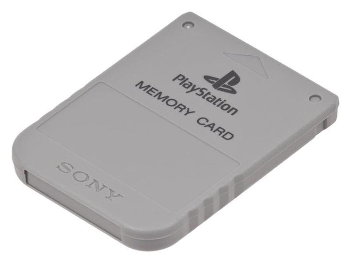 Sony PS1 1MB Memory Card Grijs (PS1 Accessoires), Games en Spelcomputers, Spelcomputers | Sony PlayStation 1, Zo goed als nieuw