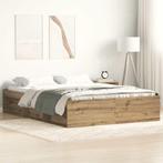 vidaXL Bedframe zonder matras bewerkt hout artisanaal, Huis en Inrichting, Verzenden, Nieuw
