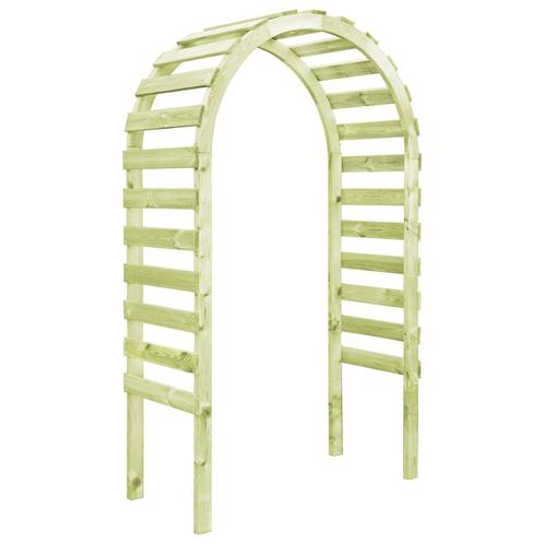 vidaXL Pergola 130x60x230 cm geïmpregneerd grenenhout, Tuin en Terras, Palen, Balken en Planken, Nieuw, Verzenden