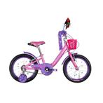 FORMULA CHERRY 16 Inch Meisjesfiets - Pink with Lilac, Zijwieltjes, 16 tot 20 inch, Nieuw, Ophalen of Verzenden