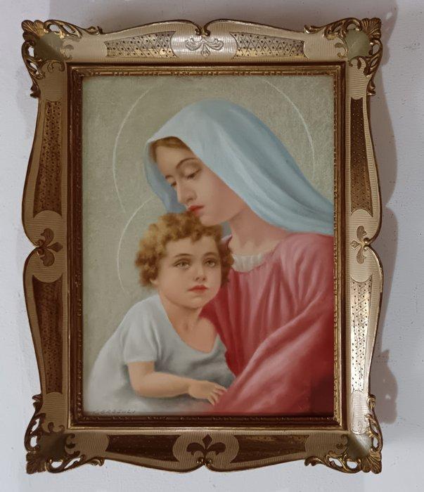 Italiaanse school (XX) - Maternità, Antiek en Kunst, Kunst | Schilderijen | Klassiek