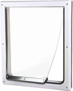 Trixie - 2-Weg Hondenluik - Wit - S/M - 30X36 cm, Dieren en Toebehoren, Verzenden, Zo goed als nieuw