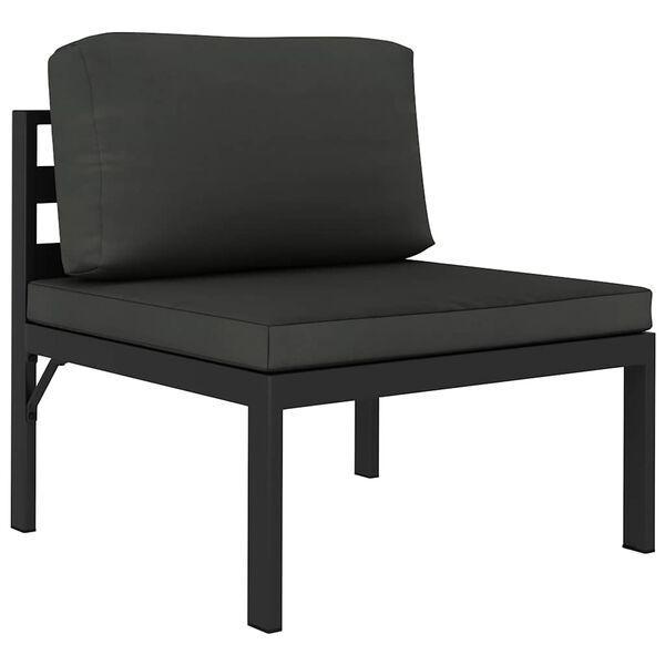 Sectionele Middenbank Antraciet | OP = OP | Aluminium Top..., Tuin en Terras, Tuinbanken, Nieuw, Aluminium, Verzenden