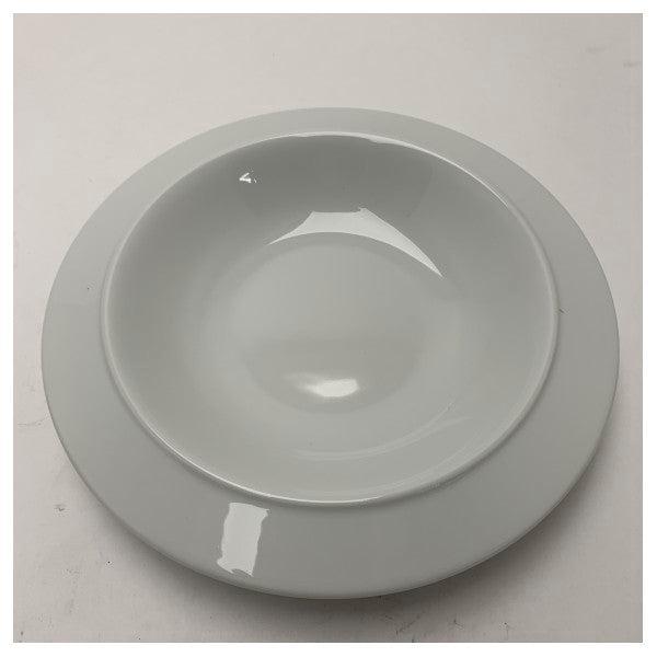 Bieden: Alessi Porcelain Soup Bowl Deep Plate - Elegant Mar, Huis en Inrichting, Keuken | Servies, Ophalen of Verzenden