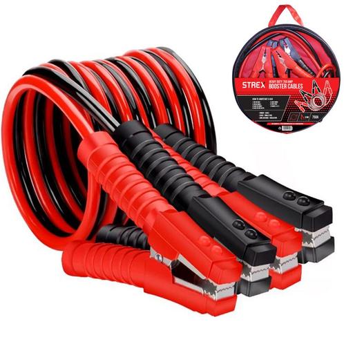 Strex Startkabels 25 mm2 - 3.5M - 750A - Extra Robuust -, Auto-onderdelen, Accu's en Toebehoren, Verzenden