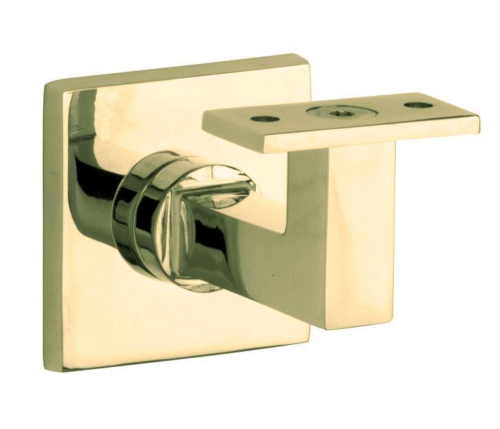 Leuninghouder Bauhaus M10 vlak messing gelakt, Doe-het-zelf en Bouw, Overige Doe-Het-Zelf en Bouw, Nieuw