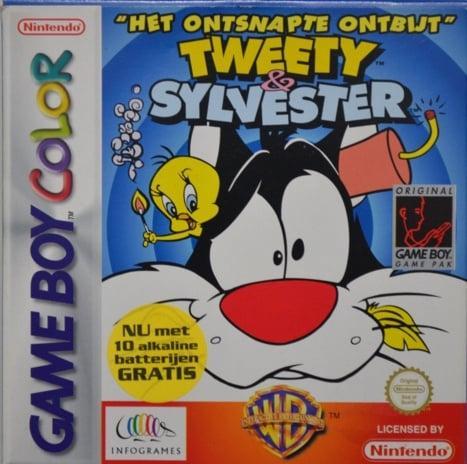 Tweety & Silvester het Ontsnapte Ontbijt - Gameboy (Losse..., Games en Spelcomputers, Games | Nintendo Game Boy, Zo goed als nieuw