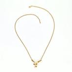 Collier - 9 carats Or jaune - Diamant - Perles