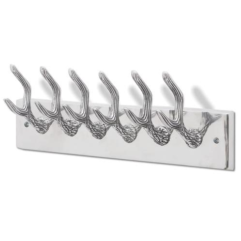 vidaXL Aluminium kapstok zilverkleurig, Huis en Inrichting, Woonaccessoires | Kapstokken, Nieuw, Verzenden