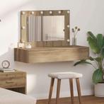 vidaXL Kaptafel met lade Bruin 100 x 40 x 70 cm Bewerkt hout, Huis en Inrichting, Verzenden, Nieuw