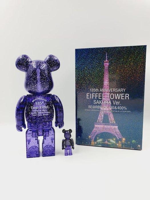 NO RESERVE Medicom Toy Be@rbrick - Effeil Tower Sparling, Antiek en Kunst, Kunst | Designobjecten