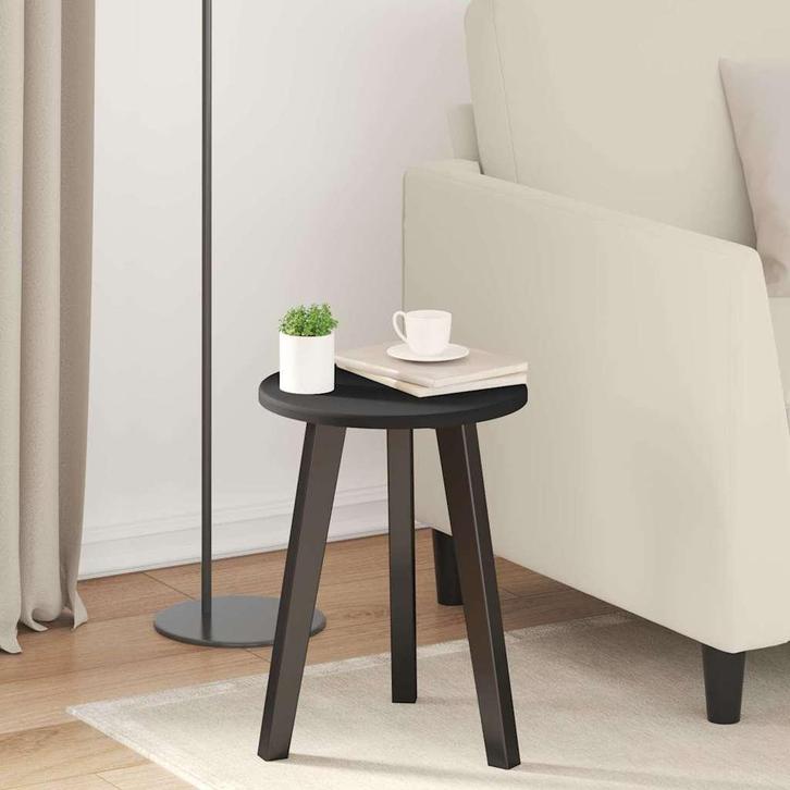 vidaXL Tafelblad Zwart 30 x 30 x 1.5 cm Bewerkt hout, Huis en Inrichting, Tafelonderdelen, Nieuw, Verzenden