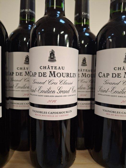 2016 Château Cap de Mourlin, Vignobles Capdemourlin -, Verzamelen, Wijnen
