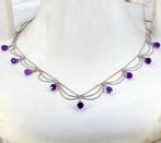 Zonder Minimumprijs - Halsketting Zilver - 7.00ct. tw., Handtassen en Accessoires, Kettingen, Nieuw