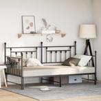 vidaXL Bedframe voor een daybed met hoofdeinde Zwart 90 x, Huis en Inrichting, Verzenden, Nieuw