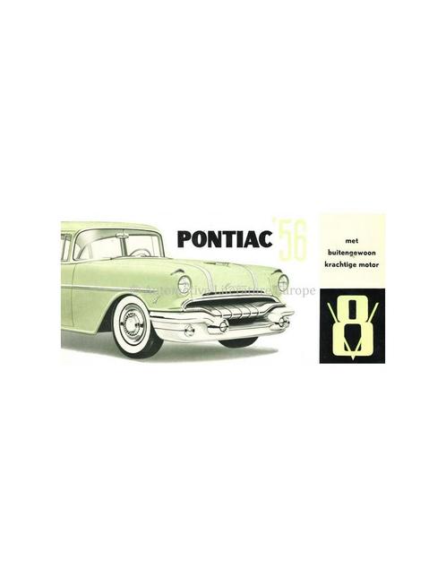 1956 PONTIAC STAR CHIEF / CATALINA / SEDAN BROCHURE NEDERL.., Livres, Autos | Brochures & Magazines, Enlèvement ou Envoi
