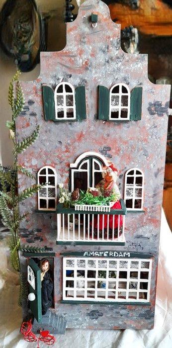 Diverse merken - Poppenhuis Handgemaakt Nederlands, Antiek en Kunst, Antiek | Speelgoed