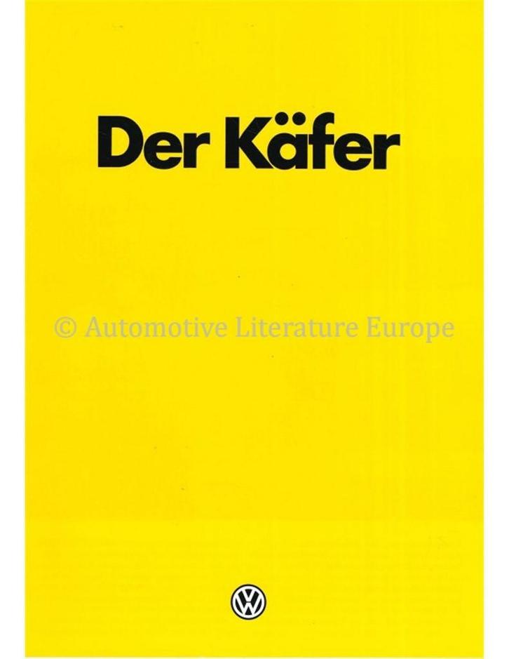 1981 VOLKSWAGEN KEVER BROCHURE DUITS, Boeken, Auto's | Folders en Tijdschriften