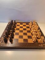 Schaakspel - Luxe Jaren 50 Okwa schaakspel & backgammon -