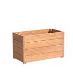 Hardhouten plantenbak Sevilla 120x50x57,4cm - Met bodem, Tuin en Terras, Bloembakken en Plantenbakken, 100 cm of meer, Nieuw, Rechthoekig