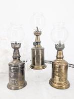 lot de 3 lampes Pigeon Antique - Lampe à pétrole (3) -