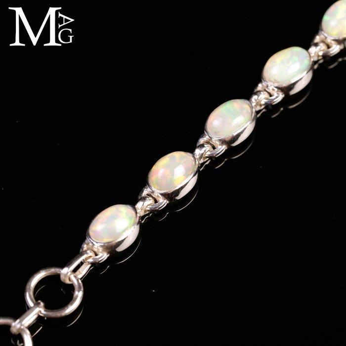 Tennis armbanden met natuurlijke edelstenen Sterrenzilveren, Verzamelen, Mineralen en Fossielen