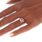Ring - 18 karaat Geel goud - 0.22ct. tw. Robijn - Diamant -, Nieuw
