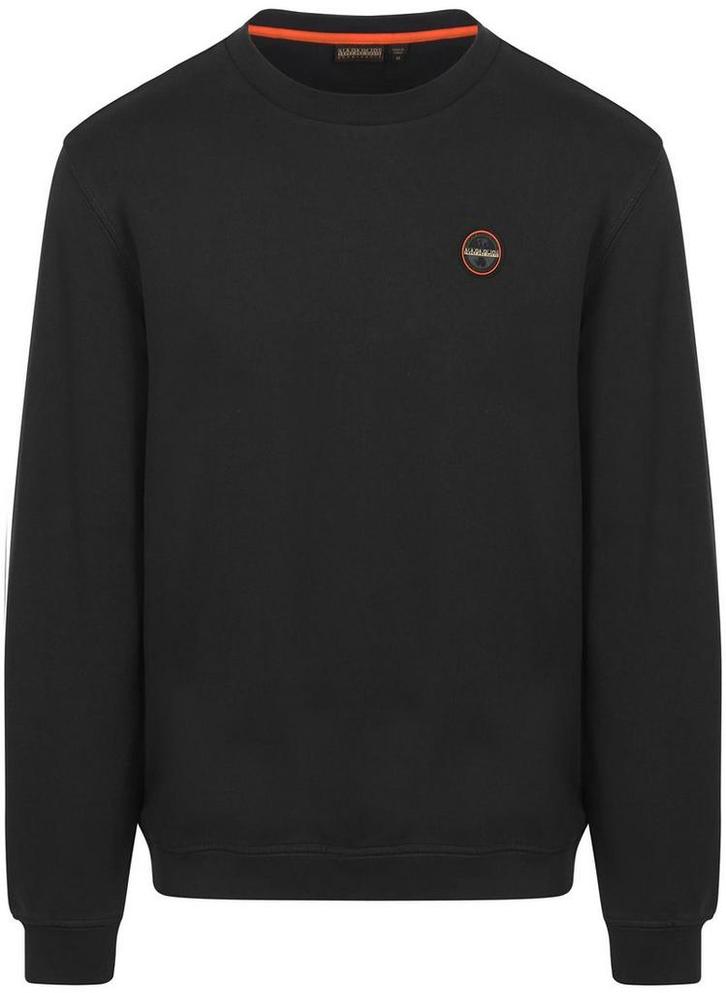 Napapijri Badge Sweater Zwart maat Maat 52/54 (L) Heren, Kleding | Heren, Truien en Vesten, Zwart, Nieuw, Maat 52/54 (L), Verzenden
