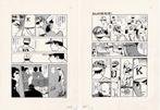 Uchiyama, Mamoru - 2x Original page - Burn Koshien ! Eagle, Livres