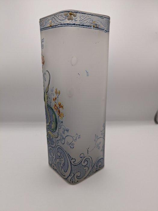 Legras & Cie. - Vaas - Silène - emaille - emaille vaas, Antiek en Kunst, Antiek | Glaswerk en Kristal