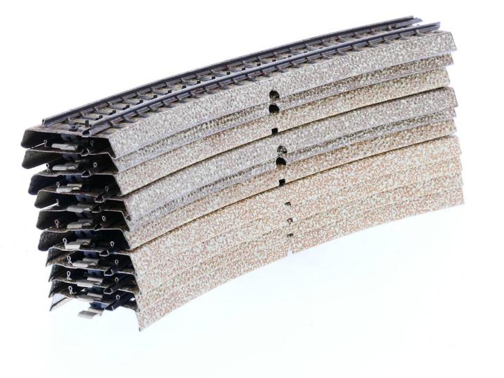 Schaal H0 Märklin 5100 M-rails gebogen R1            Radi.., Hobby en Vrije tijd, Modeltreinen | H0, Wisselstroom, Analoog, Gebruikt