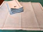 Servet (6) - 69 cm - 60 cm - Servetten AH, Antiek en Kunst