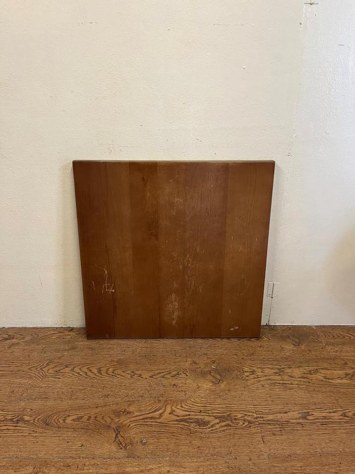 Gebruikt Tafelblad (Massief Eiken)- TB1054- Vintage/Café, Huis en Inrichting, Tafelonderdelen, Ophalen