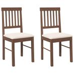Bruine Eetkamerstoelen (2 st) met Kussens - Retour Deal!, Huis en Inrichting, Stoelen, Verzenden, Nieuw, Bruin, Twee