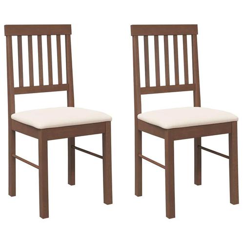 Bruine Eetkamerstoelen (2 st) met Kussens - Retour Deal!, Huis en Inrichting, Stoelen, Bruin, Twee, Nieuw, Verzenden